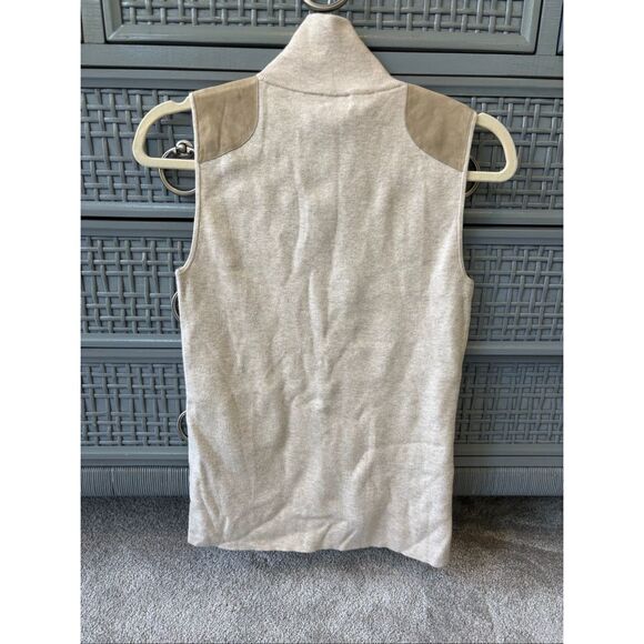 Polo Ralph Lauren suede shoulder Sleeveless suede shoulder Sweater, $225 Small B - Picture 6 of 9